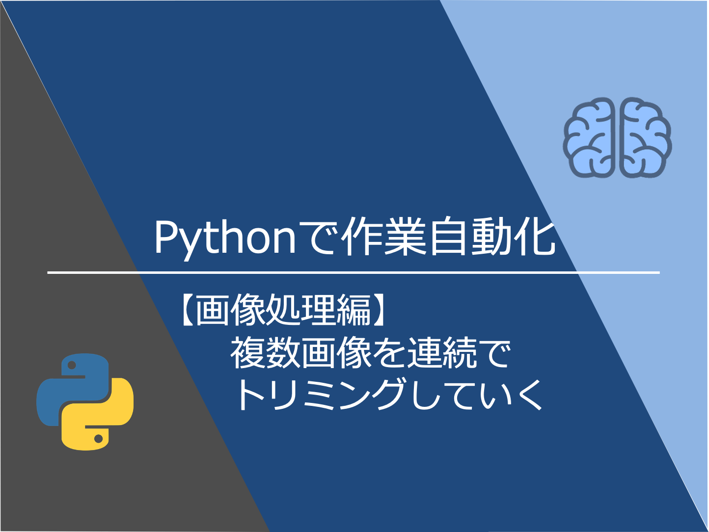 Pythonで作業自動化 画像処理編 複数画像を連続でトリミングしていく Mickey S Life