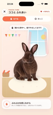 ぼくのうさぎ アプリ画面 2